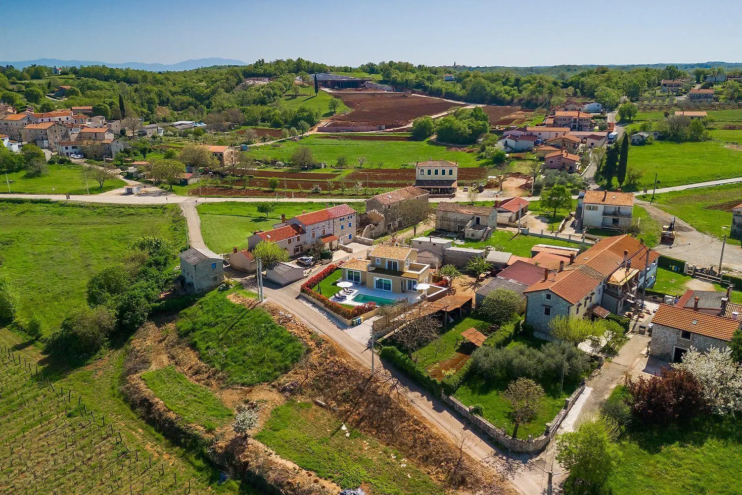 別荘 Traumhafte Finca Mit Privatpool Und Panoramablick ヴィジナダ