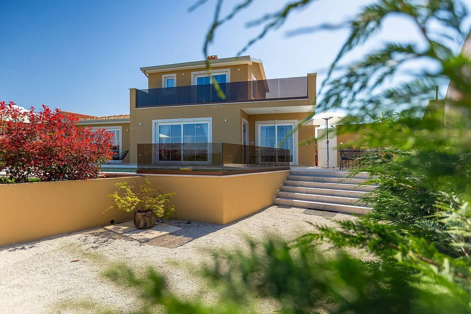 別荘 Traumhafte Finca Mit Privatpool Und Panoramablick ヴィジナダ