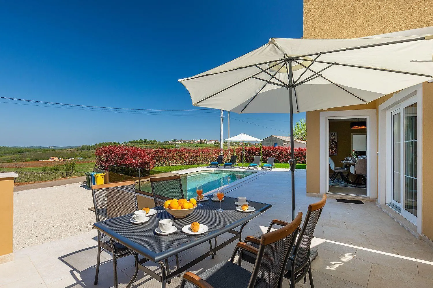 別荘 Traumhafte Finca Mit Privatpool Und Panoramablick ヴィジナダ